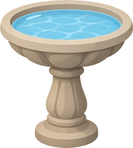 Bird bath